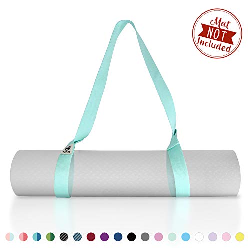 Tumaz Yoga Mat Strap, 2-in-1 Adjustable Sling - Mat Carrier & Stretching Strap