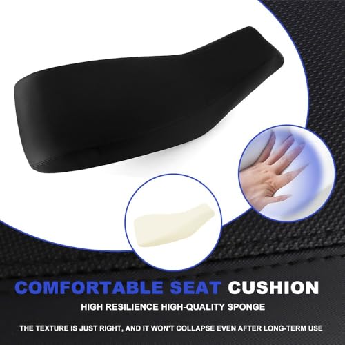 Funda de asiento antideslizante con espuma cómoda para TRX250EX 6