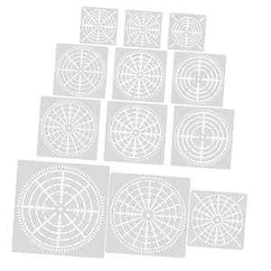 Coheali AO2E7Z13 Bastelschablonen Set 12 Bögen