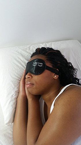 Lazy Lidz Sleep Mask - Best Eye Mask for Sleeping - Use Day or Night to Block The Light and Promote Restful Sleep - You'll Finally Get Your Beauty Rest Guaranteed - Free Earplug Gift with Purchase