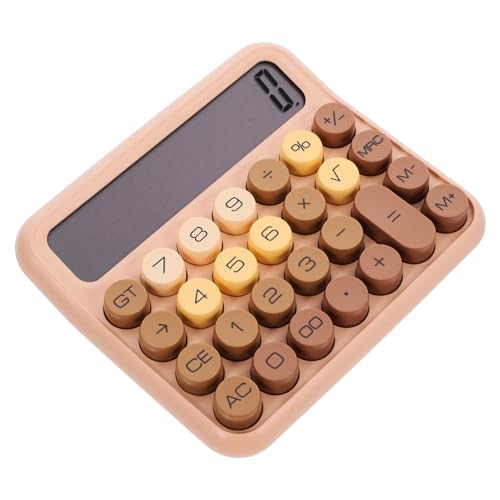 Homoyoyo calculadora retroiluminado de Oficina Escritorio Vistoso portátil contando el Suministro Herramienta de cálculo para Estudiantes Estudiante Herramienta de cálculo AbS Coffee