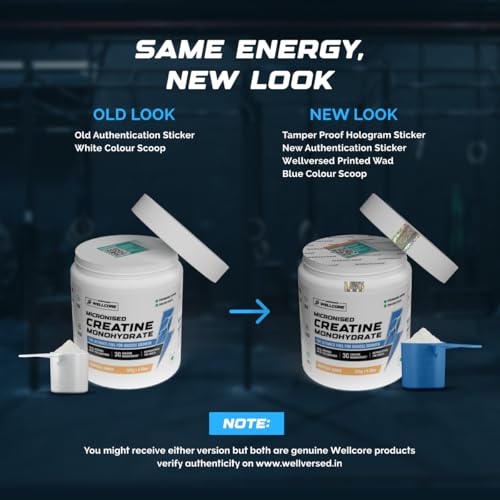 Image of Wellcore Creatine (33 Servings, Tropical Tango) + Okami Shilajit Resin (20g) | Power & Stamina Booster | Lab Tested | For Men & Women