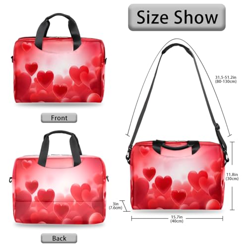 Bolso porta laptop impermeable Red Heart 16 pulgadas miniatura 6