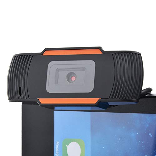 Leomodo USB Video Webcam 12MP HD Video Camera Built-in Microphones Light Correcting 45°Rotation Adjustable Video Camera for Network Teaching Conference