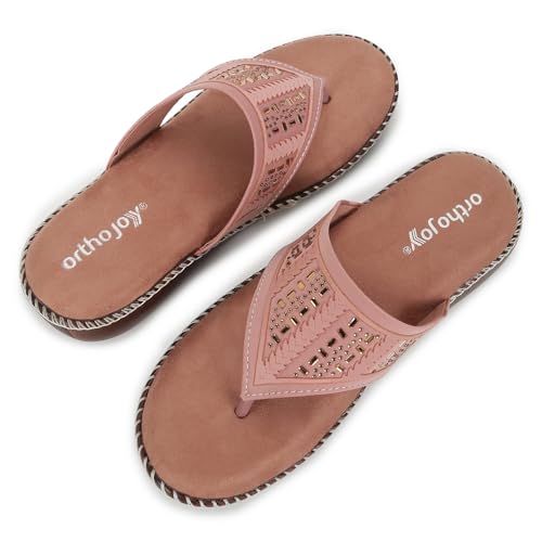 Image of ORTHO JOY doctor Footwear for women|| Fancy Footwear For Women || Orthopedic Women's Fancy Slipper /Sandal For Women