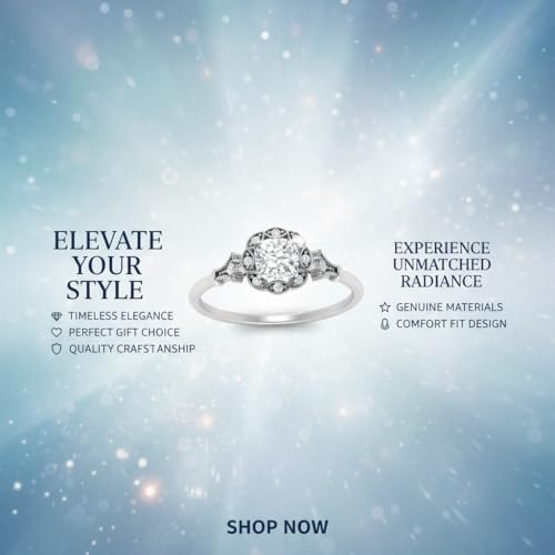 Image of Choose Your Gemstone Vintage Halo Diamond CZ Engagement Ring Sterling Silver Cushion Shape Vintage Engagement Rings Minimal Modern Design Birthday Gift Wedding Gift US Size 4 to 12