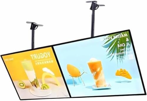 Commercial Led Advertising Display Light Box - Wall-Mounted 3D Menu Board with Aluminum Frame for Restaurants & Cafes - Horizontal Hanging Sign 30X40Cm 3Pcs,