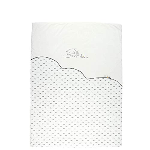 Noukies BB1850.09 Timeless Coperta Veloudoux 100 x 140 cm bianco