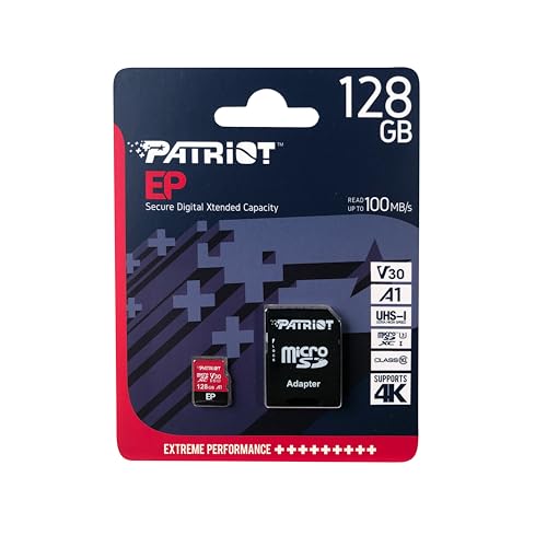 Image of Patriot Memory 128GB A1 / V30 Micro SD Card for Android Phones and Tablets, 4K Video Recording PEF128GEP31MCX