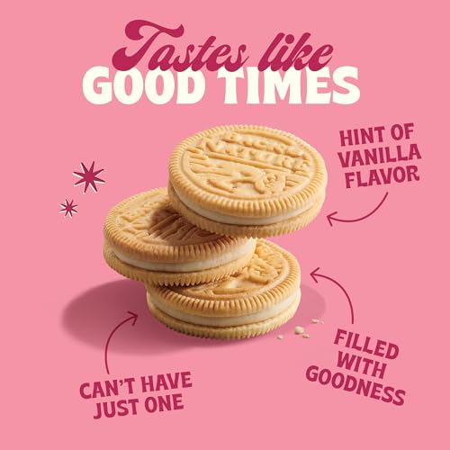 Image of Bundle of Back to Nature Double Creme Sandwich Cookies + Golden Vanilla Creme Sandwich Cookies, Plant Based, Non-GMO, Made with Wheat Flour, Snack Happy