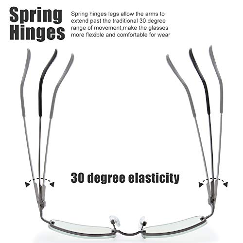 Image of The Fresh Minimalist Small Rectangular Sunglasses Clear Eyewear - Exquisite Packaging