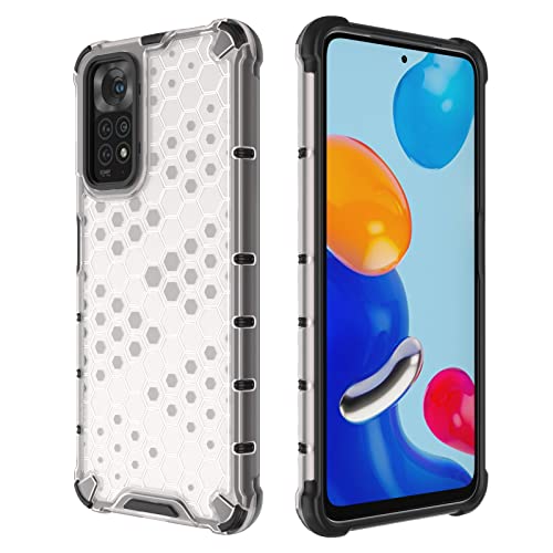 Image of Glasgow Back Case Cover Designed for Mi Redmi Note 11 / 11s - Transparent