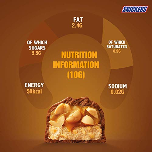 Image of Snickers Peanut Filled Miniature Chocolates Birthday Gift Pack, 150G (Pack of 2)