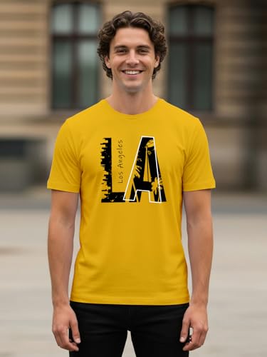 Image of XENOVAURBAN Men's Printed T-Shirt Combo Pack of 3 | Regular Fit Cotton Tshirts for Man - PRNT2