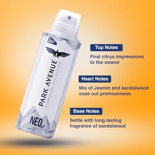 Image of Park Avenue Men Neo Signature Collection | Deodorant Spray | Fresh Long-Lasting Aroma | 150Ml Each (Pack Of 2)