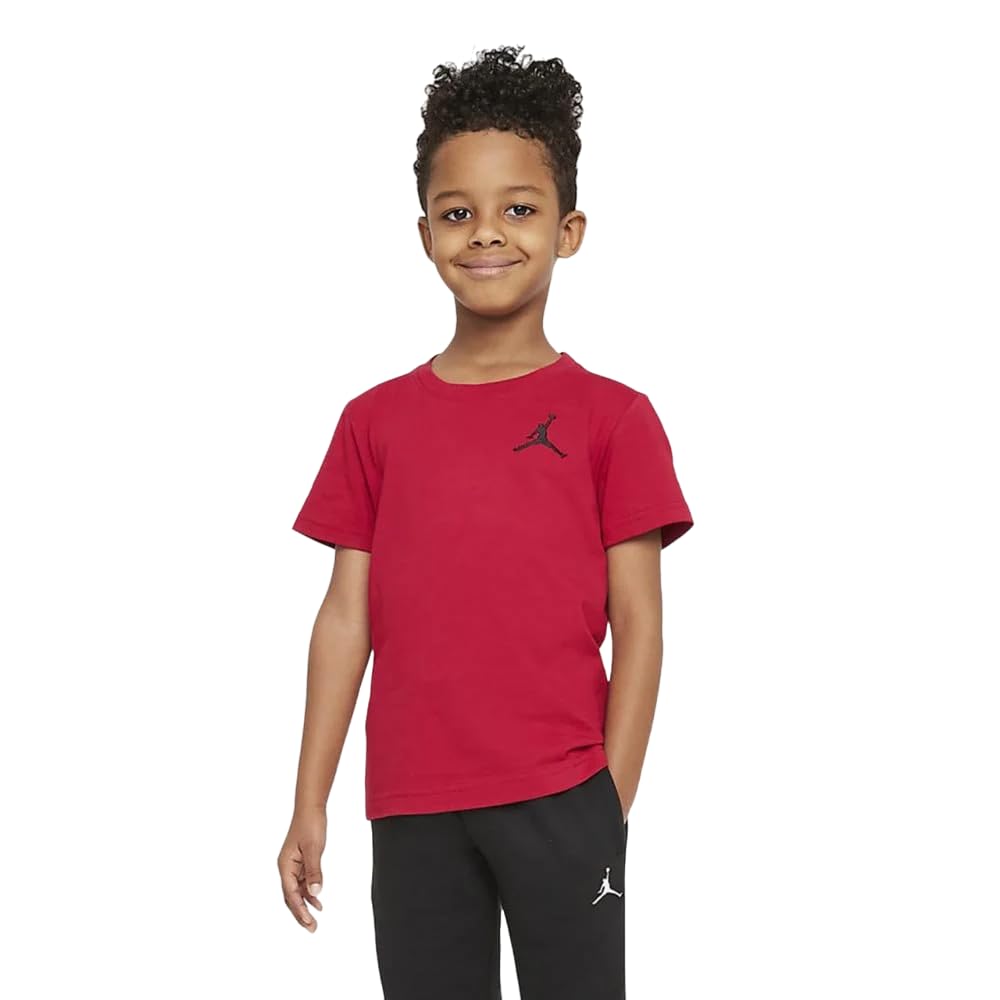 NIKE Nike Camiseta de Manga Corta Infantil Jordan Jumpamn Air EMB Rojo