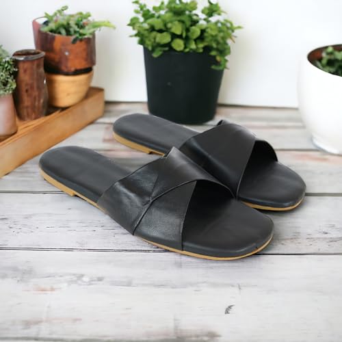 Image of DFR Women Casual Cushioned Flat Slippers Woman