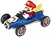 Carrera Pull & Speed 15813018 Official Licensed Kids Mario Kart Toy Car Pull Back Vehicle for Ages 3 and Up - Mach 8 Mario/Mach 8 Luigi