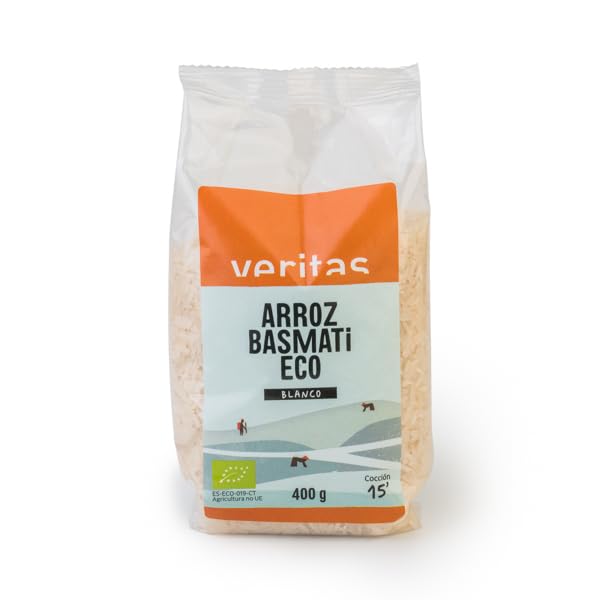 Veritas Arroz Basmati Blanco 400g ecológico