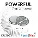PoundMax CR2032 Lithium Coin Cell Battery, Compatible with AirTag, 3V Long-Lasting Reliable Power for Watches, Calculators, Electronic Toys - Leak-Proof BR2032 DL2032 EA2032 ECR2032 KCR2032 (5 Pack)
