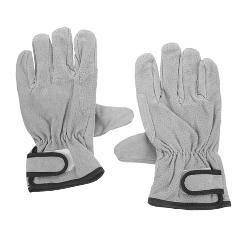 Sewroro Guanti da Saldatura Resistenti Al e Rinforzati per Uomo Saldatori Barbecue e Lavori Esterni Precisione