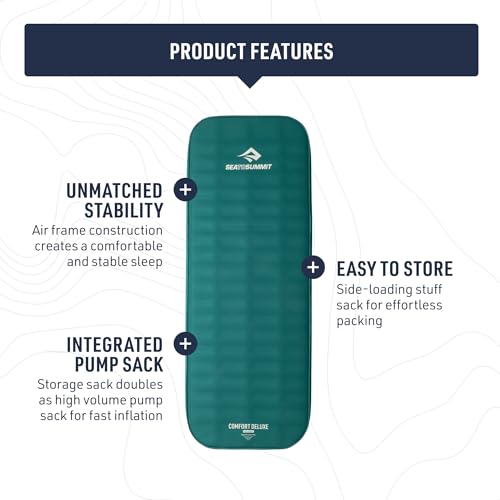 Image of Sea to Summit Comfort Deluxe Self-Inflating Foam Camping Mattress, Large