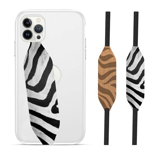 Switchbands Customizable Universal Phone Grip Strap | Reversible Phone Hand Strap for Phone Cases as Phone Loop Holder| Secure handling by Comfortable Phone Strap - Wild Stripe