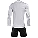 KELME Men Women Padded Goalkeeper Jersey and Shorts, Youth Soccer Goalie Shirt Long Sleeve, Adult Keeper Uniform Kit,Grey M
