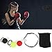 Boxing Reflex Ball Set, 3 Pack with Headband, 3 Difficulty Levels, Training Ball for Punching Speed