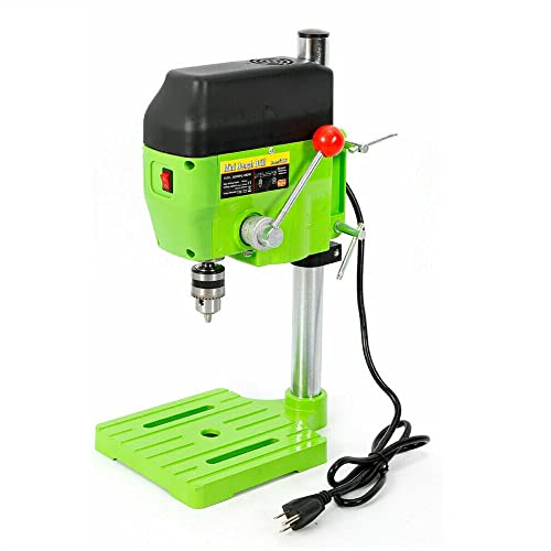 480W Electric Bench Top Drill Press Bench Drill Drilling Machine Electric Mini Drill Press Stand for Metals, Wood, Plastic, Aluminum Plate (480W)