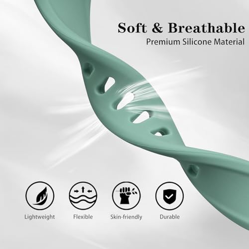 Correas delgadas de silicona 18mm compatibles con Garmin miniatura 3