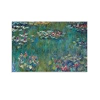 Amazon.co.jp: Claude Monetクロード・モネ 名画の数々ポスター『睡蓮