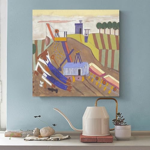 Lunchtime Rest William H. Johnson poster toile déco murale 71cm