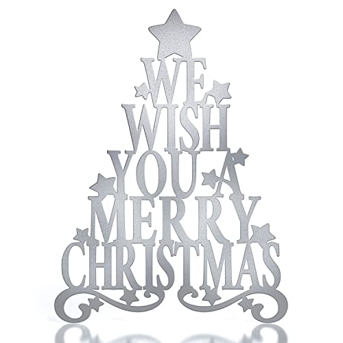 tuning-art WD03 Weihnachts-Schild | Weihnachtsdekoration | Deko Metallschild | Stahl Massiv | Innen- und Außenbereich | Silber tuning-art WD03 Weihnachts-Schild | Weihnachtsdekoration | Deko Metallschild | Stahl Massiv | Innen- und Außenbereich | Silber