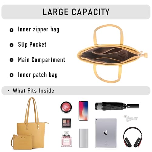 Image of Chinllo Tote Bag for Women, Medium Top Handle Handbags Purse