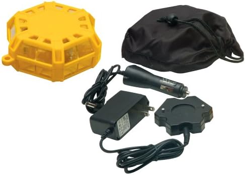 Aervoe 1165 Single Super Road Flare, Red LEDs, Visible Up to 2 miles, Includes a Magnet to Attach to Metal Surfaces, 24 Super Bright LEDs
