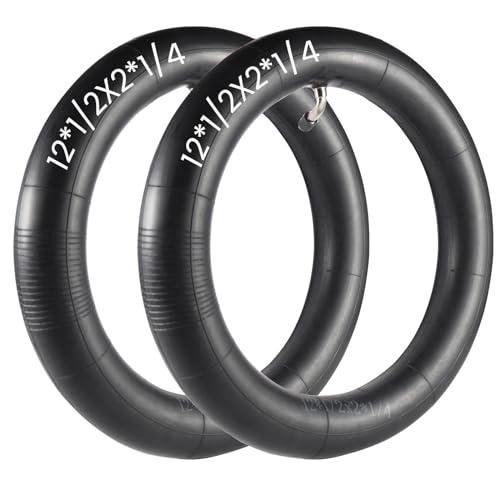 Relibupdater 2-pack 12 1/2 x 2 1/4 Inner Tube 12.5 x 2.25 Scooter Tire Tubes For Most 12 1/2 x2 1/4 Kid Bike Tube Pocket Bikes, Gas Scooters, Electric Scooters, Mini Bikes, Mobility Scooters