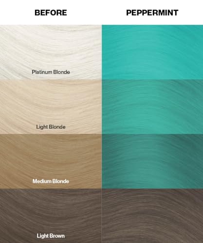 Crazy Color Vibrant Pine Green Semi-Permanent Hair Dye. Highly Pigmented Dark Green Conditioning & Oil Nourishing Vegan Formula | No Bleach or Ammonia | 100ml