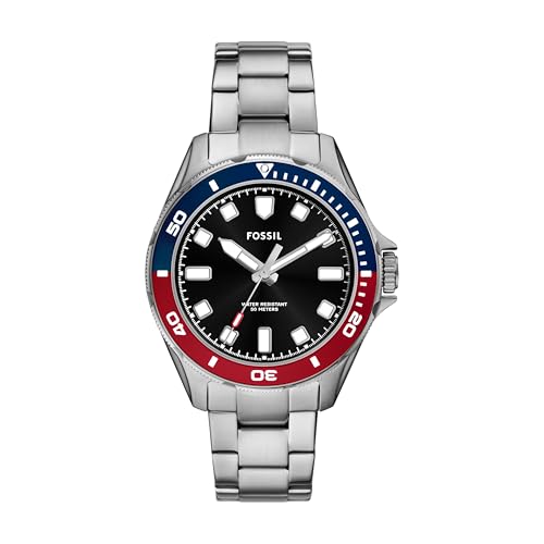 Image of Fossil Dalton Silver Quartz Stainless Steel Watch BQ2883