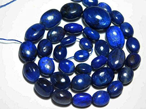 Saphir bleu perles ovales AA pour création de bijoux de luxe uniques