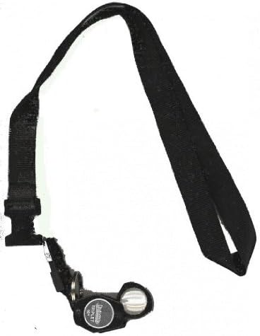 BelOMO 10x Triplet Loupe Folding Magnifier, Attached Plain Lanyard with Quick Release Buckle