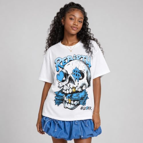 Image of DopeSkill Halloween Graphic Tee Streetwear Hip Hop Hypebeast Unisex T-Shirt Sneaker Colour Matching Shirts Spooky Graphic