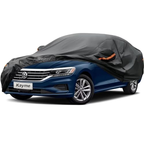 Kayme SUV Car Cover Fit for Lexus GX GX 460/GX 470 (2002-2643) Automobiles All Weather Waterproof, Outdoor Cover Sun Rain Protection, with Lock and Zi