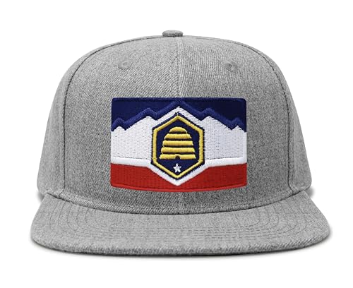 Image of International Tie State Hat for Men and Women, Adjustable Snapback Trucker Baseball Cap with Embroidered Patch