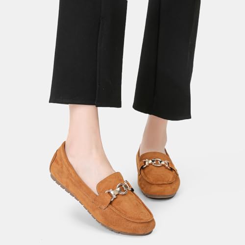 Image of Cvistpieo Loafers for Women Business Casual Shoes Comfortable & Lightweight Penny Loafers Slip On Work Flats