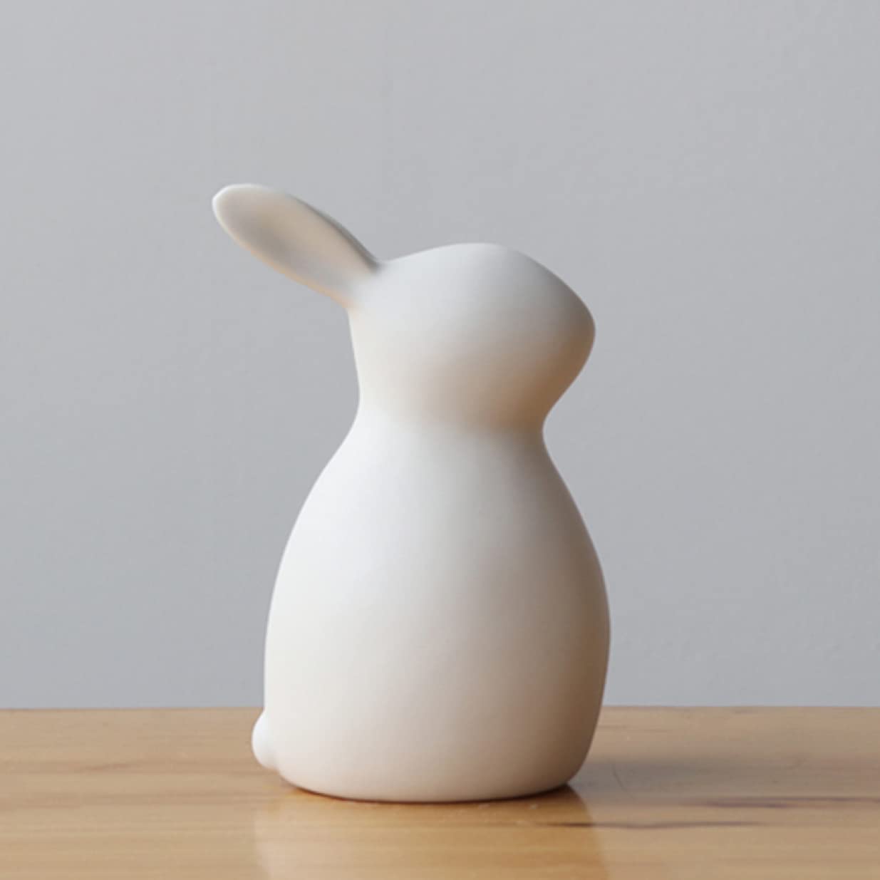 ラビット　兎　陶器　オブジェ　置物　インテリア　工芸品　美術品　A1123 ラビット 兎 陶器 オブジェ 置物 インテリア 工芸品 美術品
