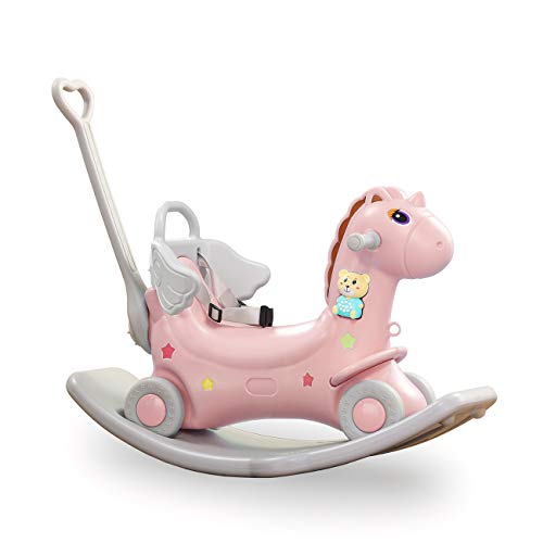 Baby Vivo 2en1 Caballito Balancín Caballo Unicornio con Coches Correpasillos con Ruedas...