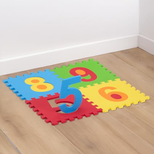 Amazon Brand - Supples Kids Hopscotch Game Playmat | BIS Certified | Safe & Soft Non-Toxic EVA Foam Baby Playmat | Multicolor - Image 10 thumbnail
