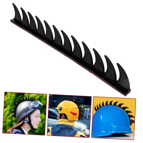 Calcomanía de TPR resistente a la intemperie para decoración de casco negro 5