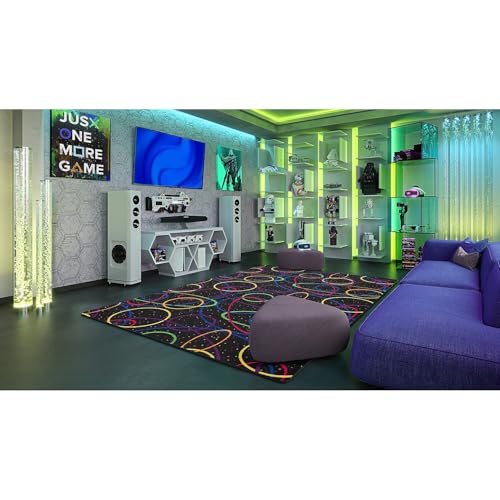 Tapete decorativo 4' x 6' Joy Carpets Looped miniatura 4